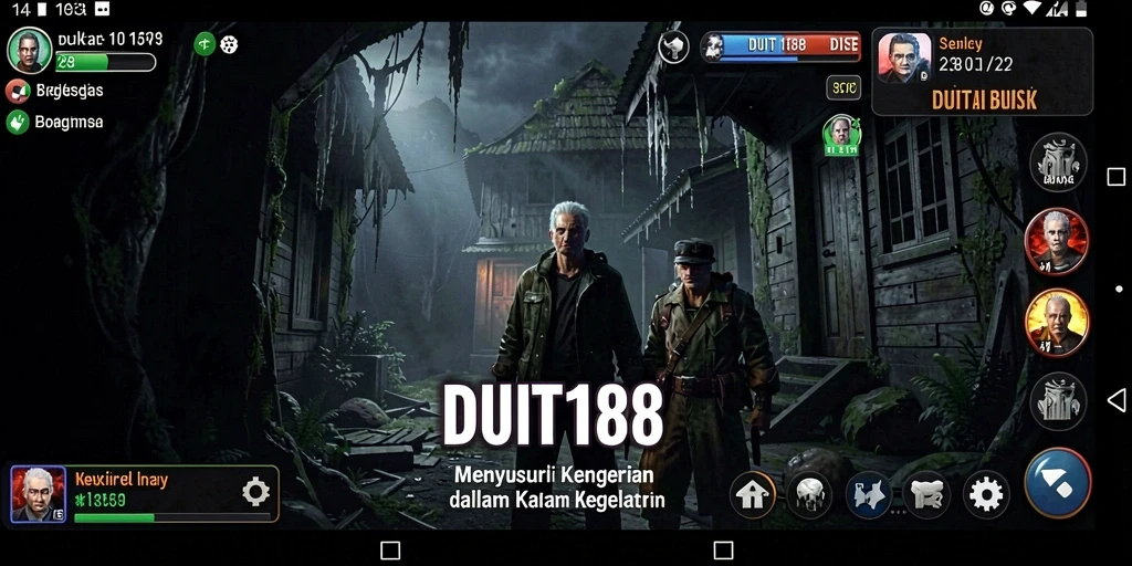 Screenshot utama DUIT188 menampilkan suasana horror yang mendebarkan.