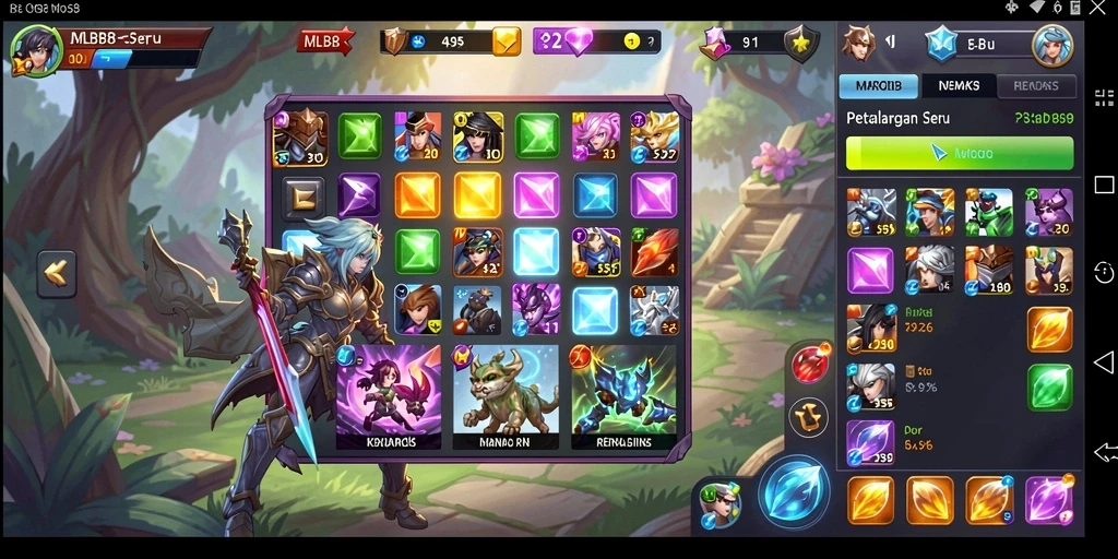 Tampilan menarik dari gameplay seru di MLBB8.