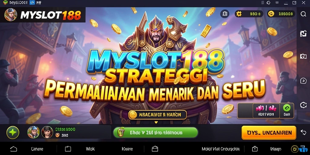 Tampilan gameplay seru dalam permainan strategi MYSLOT188.