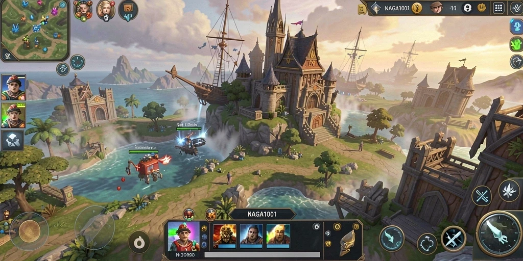 Gameplay menarik dengan strategi mendalam dan pertarungan epik.