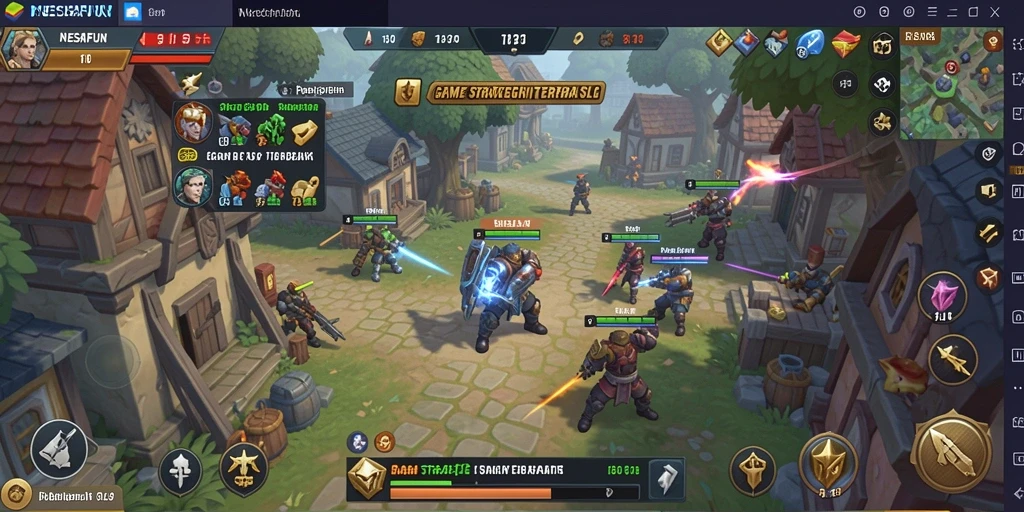 Tampilan gameplay menegangkan dari NESIAFUN yang penuh strategi.