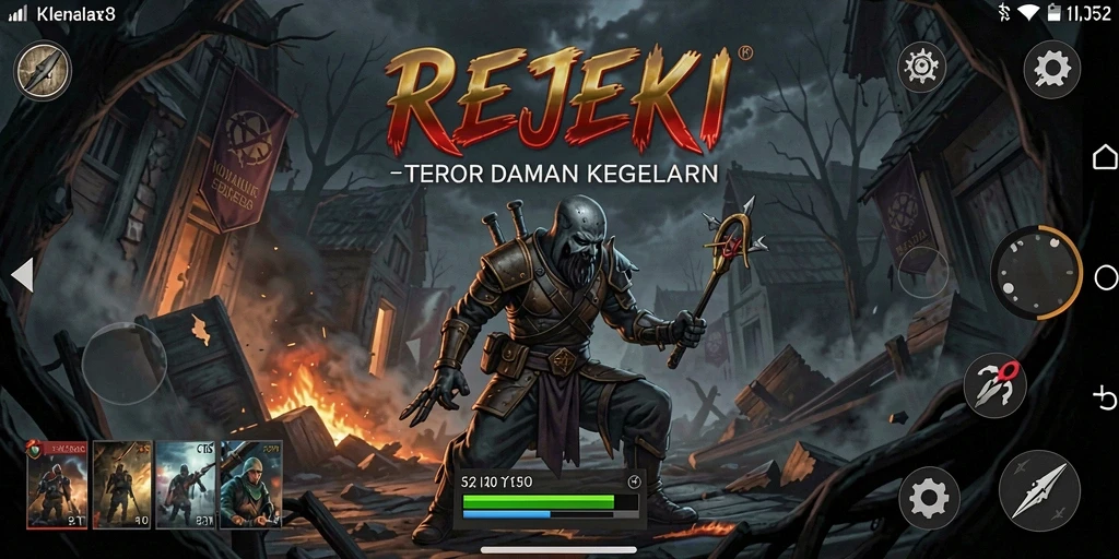Gameplay <strong>REJEKI</strong> yang menegangkan dengan atmosfer yang menyeramkan.