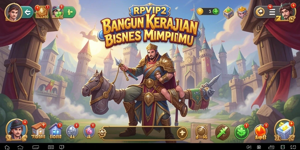 Screenshot utama menampilkan gameplay Tycoon yang seru dan mengasyikkan.