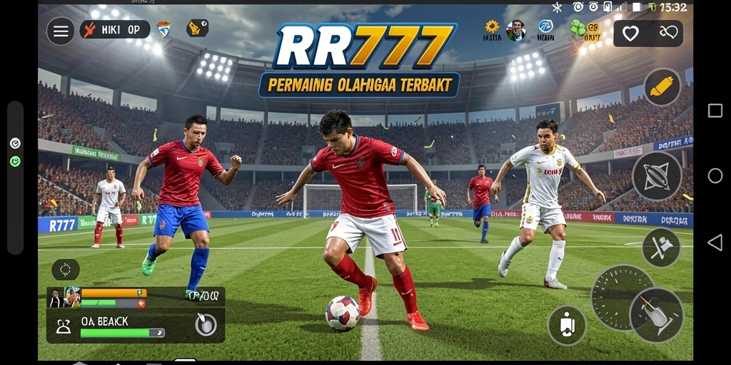 Screenshot gameplay RR777 menunjukkan aksi seru dalam olahraga.